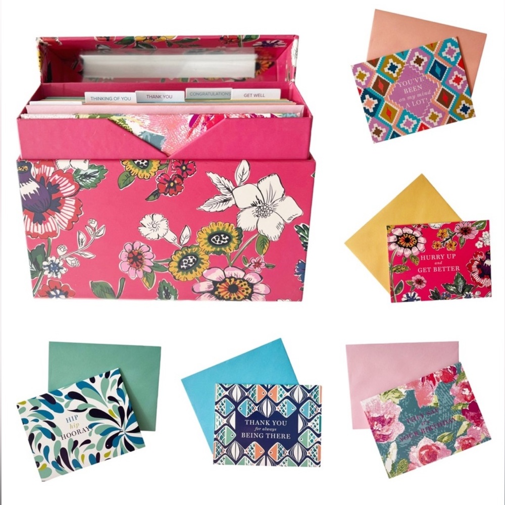 Vera Bradley All Occasion Card Set - 19 Cards New in Box